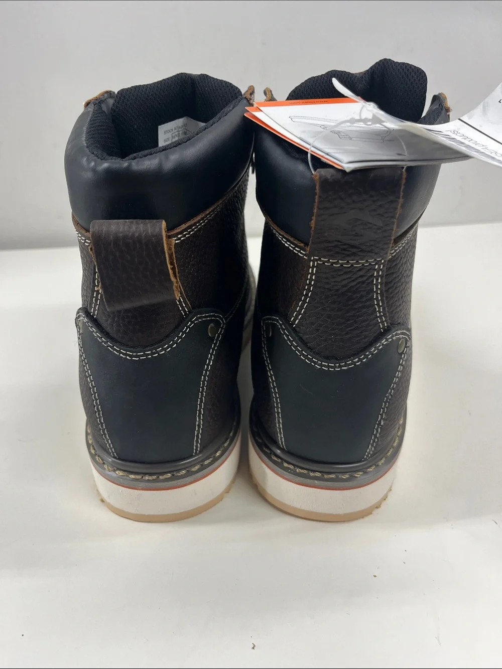 NEW HISEA Men's Steel Toe Work Boots Size 10.5